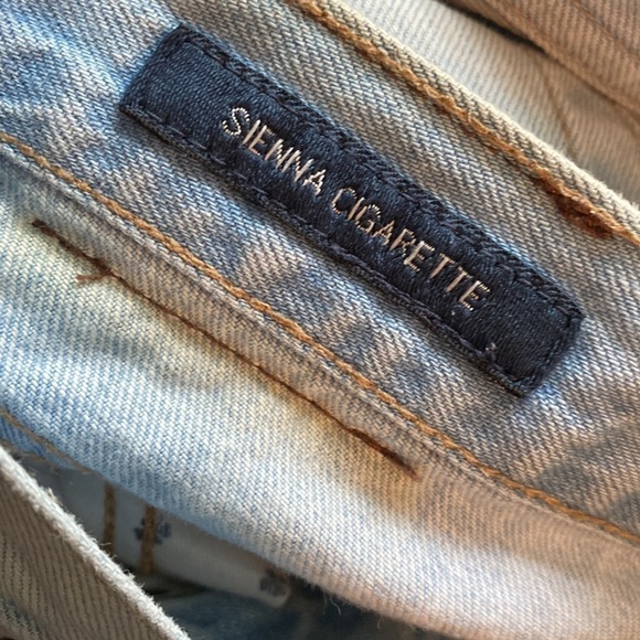 Lucky‎ brand jeans Sienna Cigarette size 0 distressed 100% cotton - Picture 4 of 6